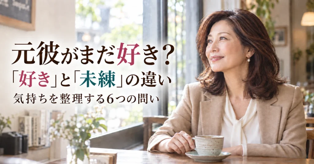 カフェで微笑む女性